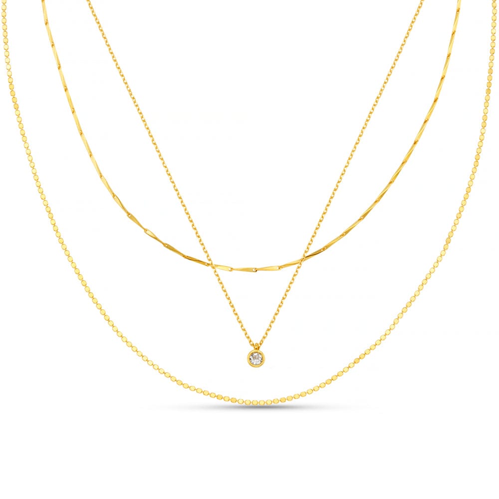 Recycled Material Necklaces